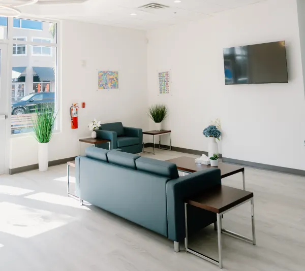 A calm consultation and treatment room at Circle Chiropractic
