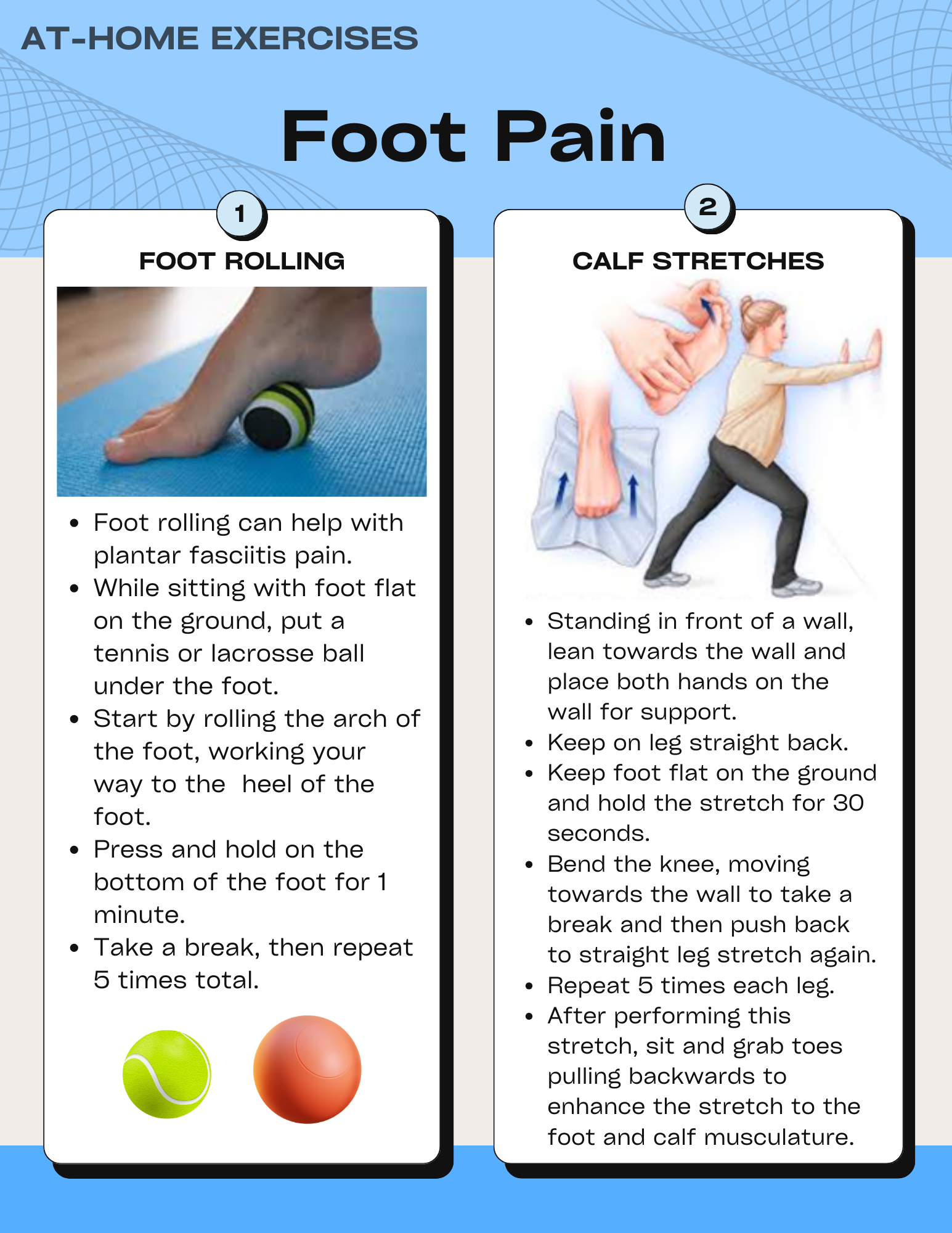 At Home Exercises to Help Relieve Foot Pain