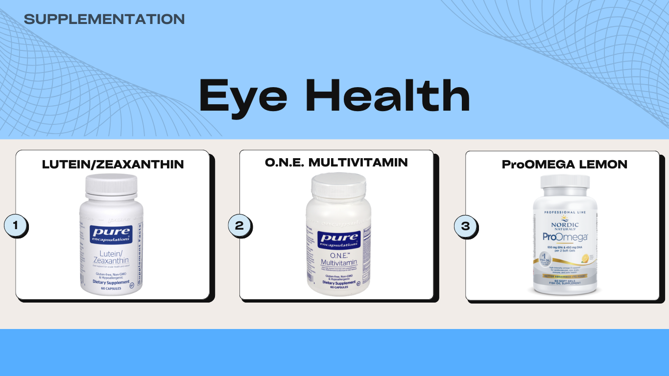 Supplements for Eye Health