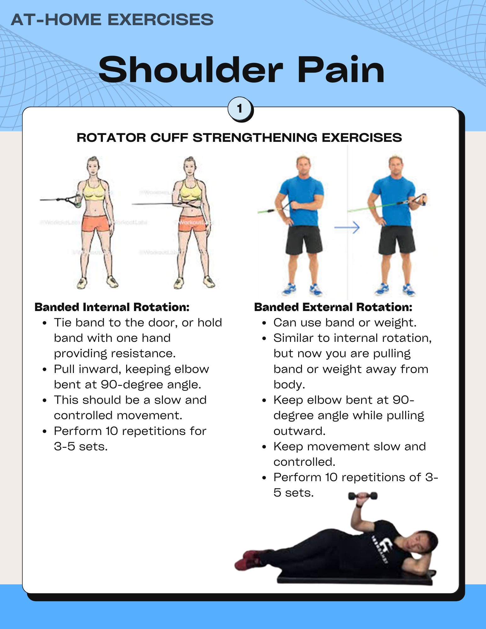 At Home Exercises for Shoulder Pain Relief