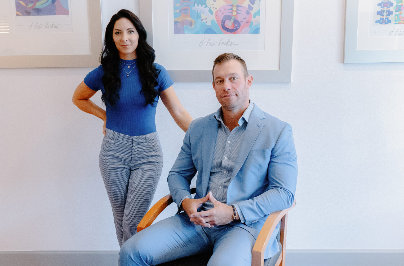 Dr. Carly Cunningham and Dr. Benjamin Duke