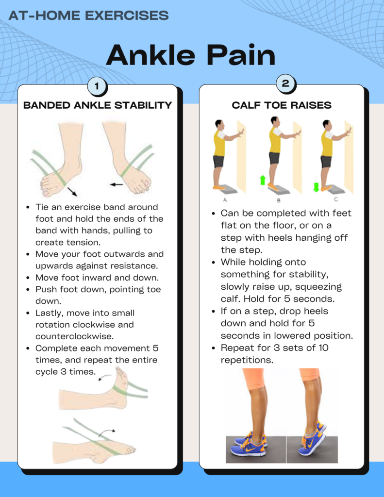 At Home Exercises: Ankle Pain & Stability