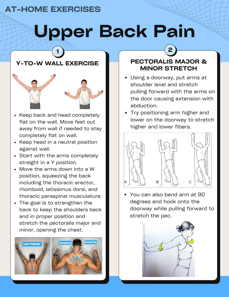 At Home Exercises: Upper Back Pain